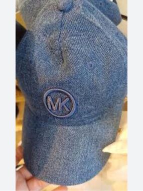 Michael Kors Hat / Baseball Cap - Blue NEW logo Mk